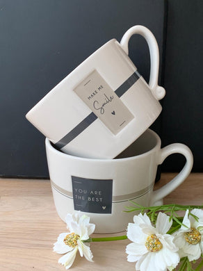 You are the best Neutral & Black mug