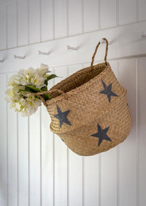 Seagrass Grey Star Basket