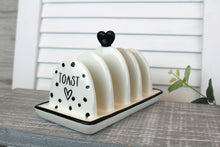 Load image into Gallery viewer, Monochrome Heart toast rack