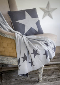 Reversible Star Feather Cushion