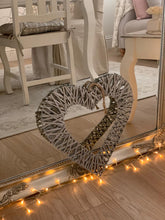 Load image into Gallery viewer, Woven wicker heart ... 2 sizes