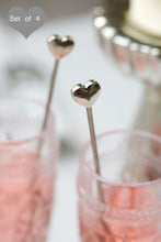 Load image into Gallery viewer, Heart swizzle sticks &amp; bottle stopper BUNDLE OFFER