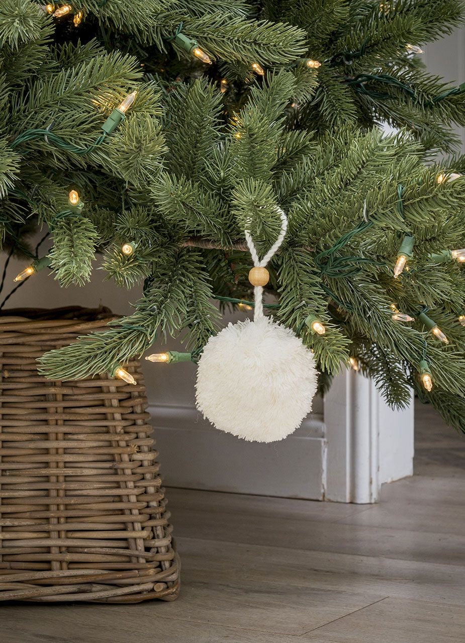 Pom Pom beaded hanger … 2 colours