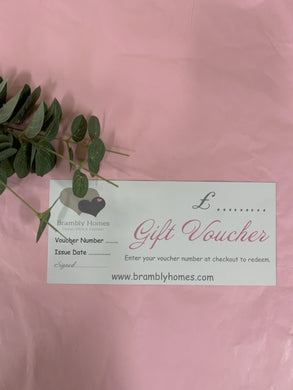 ** ONLINE INSTANT GIFT VOUCHER CARD - EMAIL **