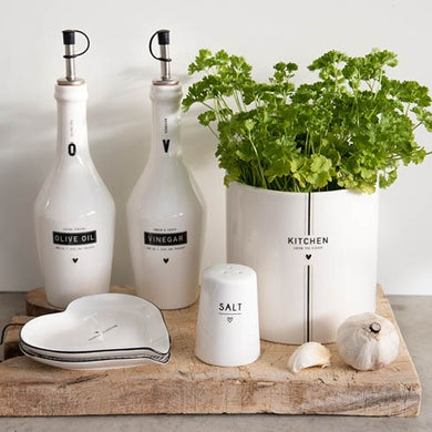 Oil & vinegar bottles .... BLACK