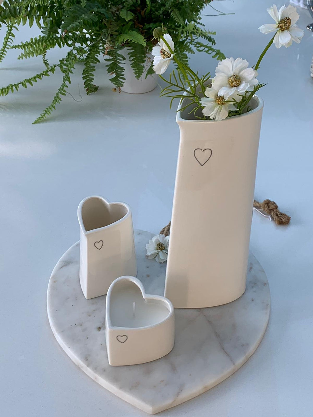 Heart Shaped Vase ... Large 28cm