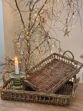 Load image into Gallery viewer, Wicker Basket Tray ... Set of 2