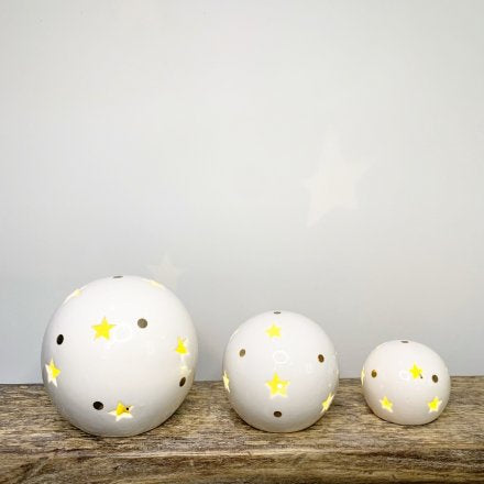 Ceramic LED star Ball … 3 sizes