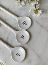 Load image into Gallery viewer, Single ceramic chubby wide spoon ... 3 designs