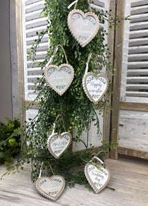 Scallop Heart Wedding Hanger ... 6 designs