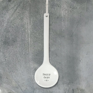 Single ceramic chubby wide spoon ... 3 designs