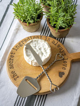 Load image into Gallery viewer, Twisted heart cheese knives ... set of 2