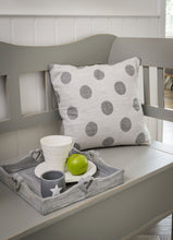 Load image into Gallery viewer, Reversible Polka dot spot feather cushion