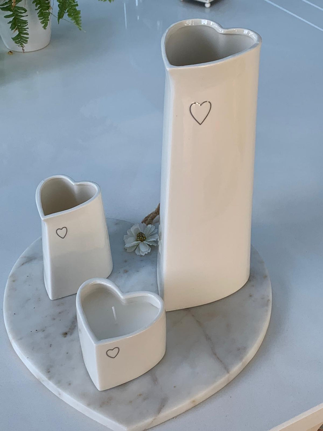 Heart Shaped Vase ... Small 11cm