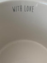 Load image into Gallery viewer, Red outline full heart pattern mug
