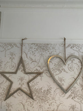 Nickel Hanging Stars ... 2 sizes