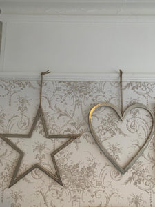 Nickel Hanging Stars ... 2 sizes