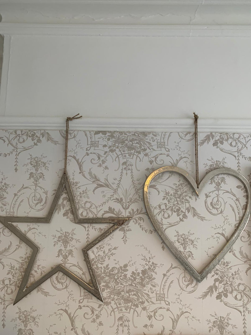 Nickel Hanging Stars ... 2 sizes