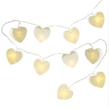 Load image into Gallery viewer, White paper Heart LED lights